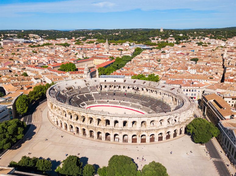 las arènes au coeur de Nîmes